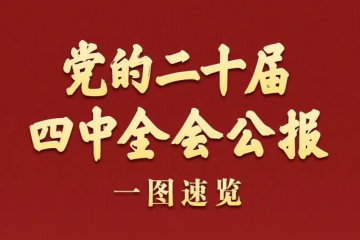 党的二十届四中全会公报一图速览